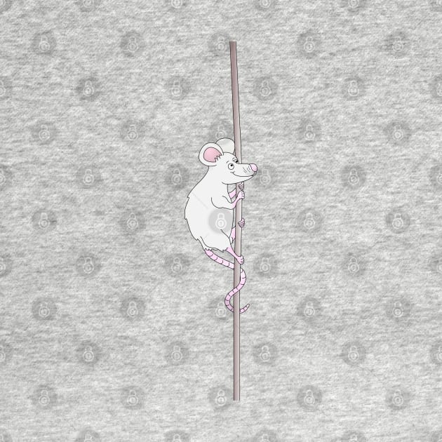 Cute Grey Cartoon Mouse by mailboxdisco